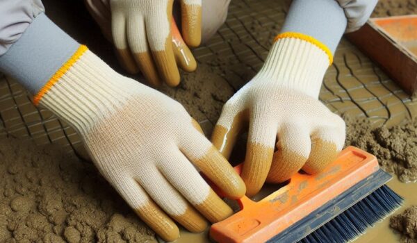 دستکش‌های بافتنی کف لاتکس