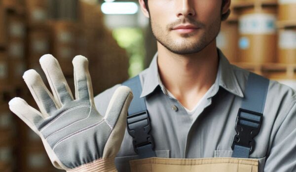 دستکش‌های چرمی کارگری